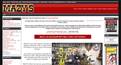 Desktop Screenshot of mazys.com